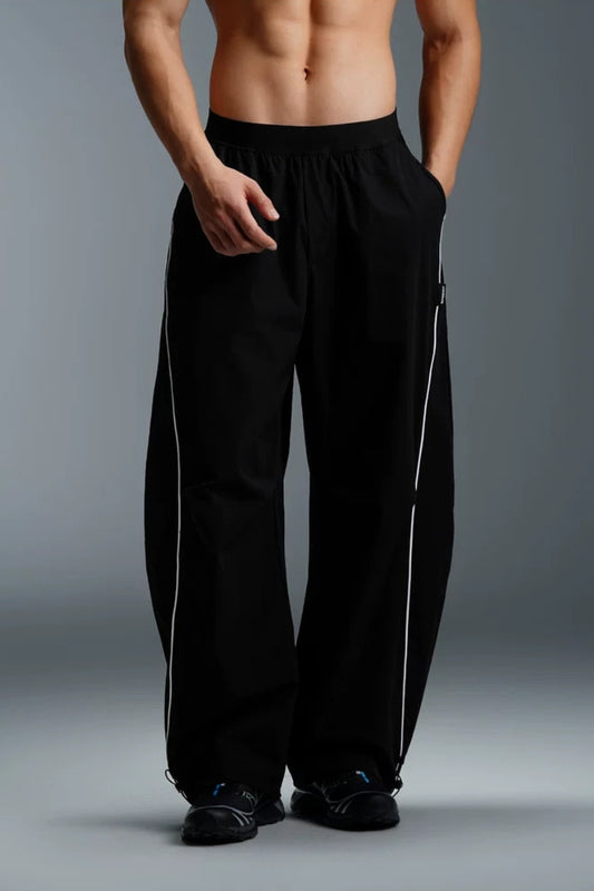 Piping Cocoon Light Pants  #BD003