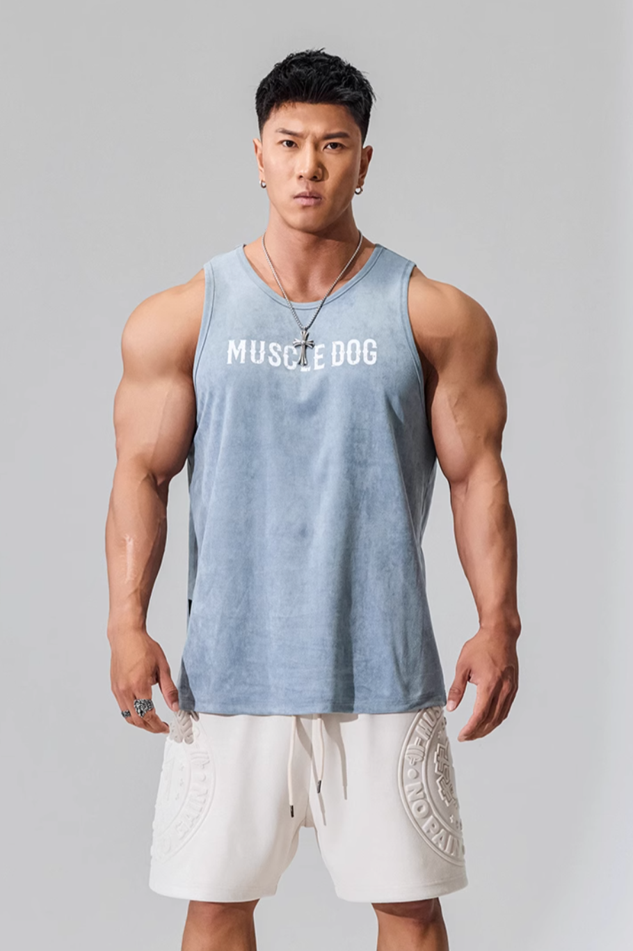 American style sleeveless tops  #MD004