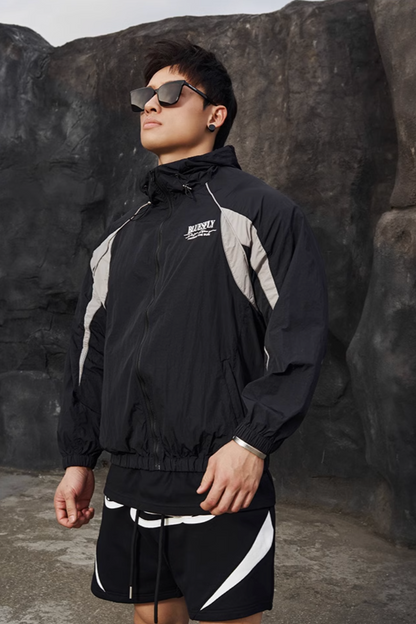 Hooded outdoor jacket  #BF010