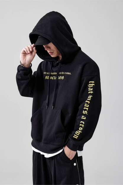 Original back print athleisure hoodie  #MD014