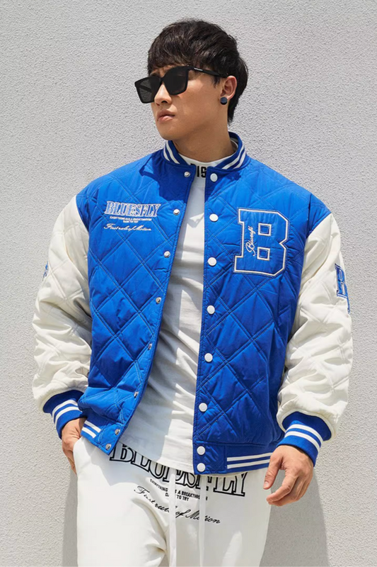 Bicolor stadium jacket  #BF029