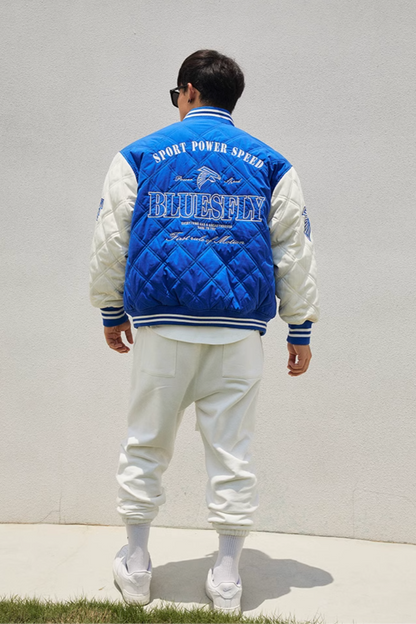 Bicolor stadium jacket  #BF029