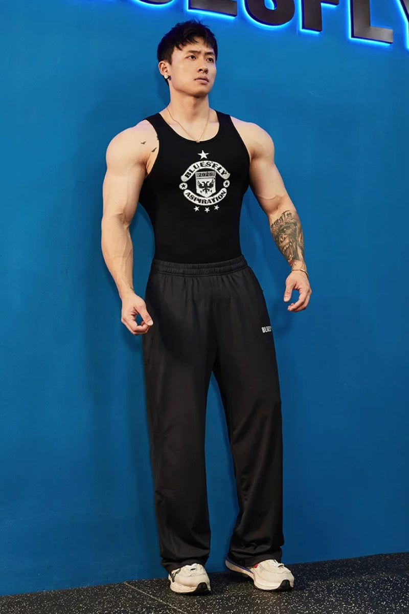 Muscle Fit Crest Tank  #BF152