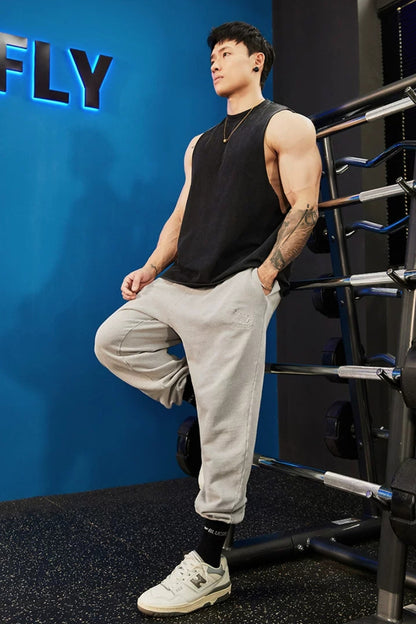 Loose Cut-Off Washed Sleeveless  #BF153