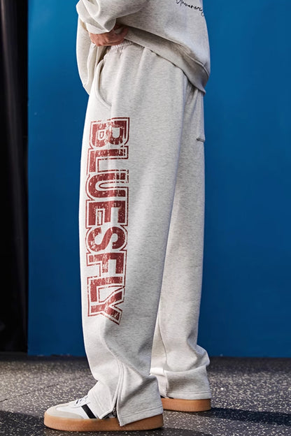 Shield Logo Heavy Warm Sweatpants  #BF127