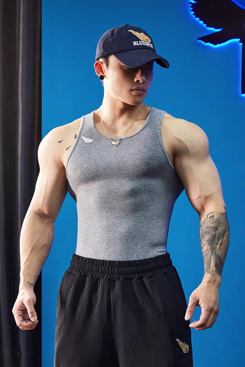 Stretch Cotton Core Tank  #BF142