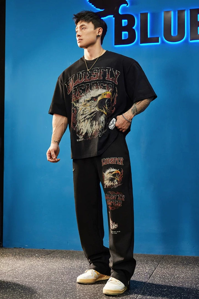 Heavy Cotton Eagle T-Shirt  #BF150