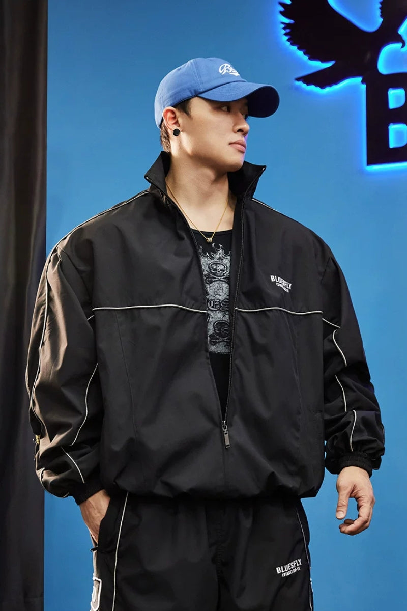 Outline Graphic Track Jacket  #BF159