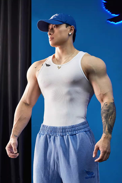 Stretch Cotton Core Tank  #BF142