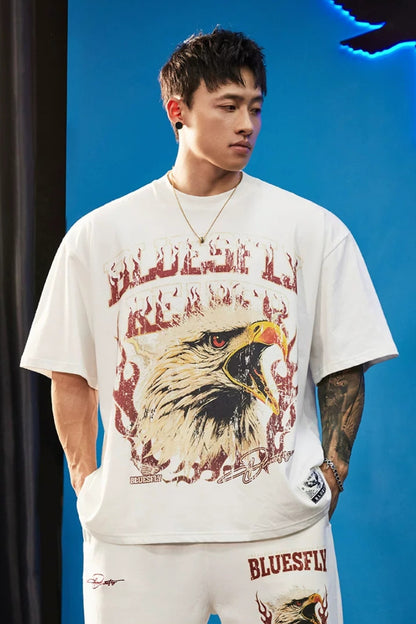 Heavy Cotton Eagle T-Shirt  #BF150