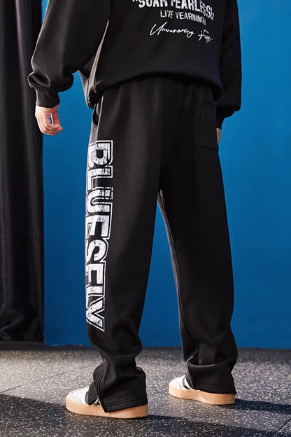 Shield Logo Heavy Warm Sweatpants  #BF127