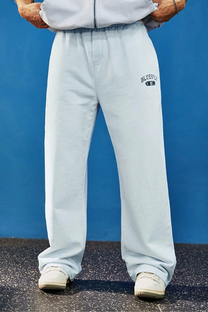 Washed Cotton Wide Sweatpants  #BF165