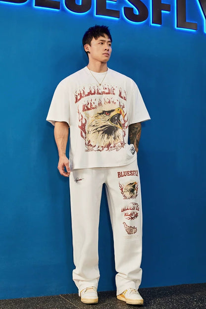 Heavy Cotton Eagle T-Shirt  #BF150