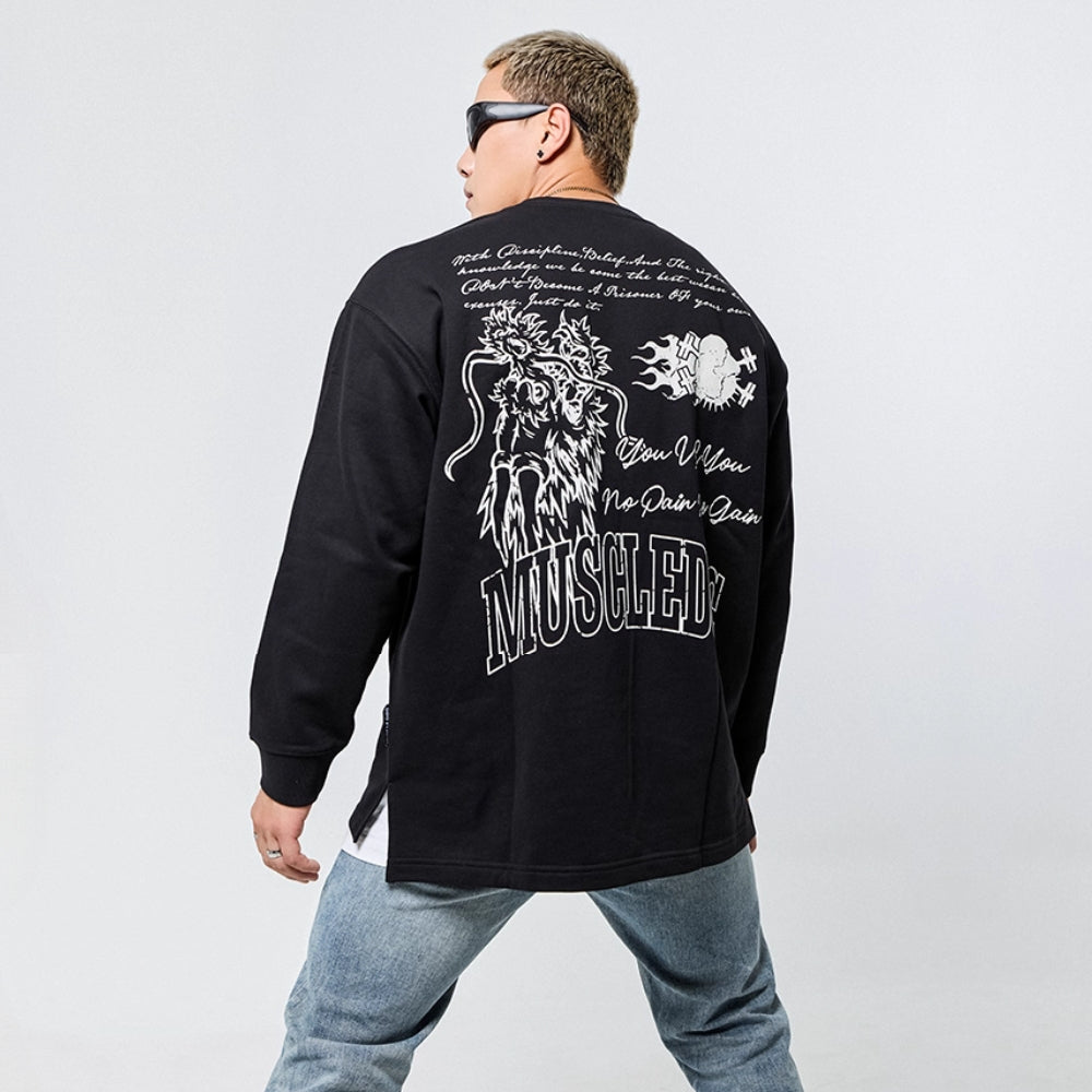 Dragon Crest Logo Sweatshirt  #MD026