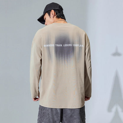 Fade Print Long Sleeves  #MD028