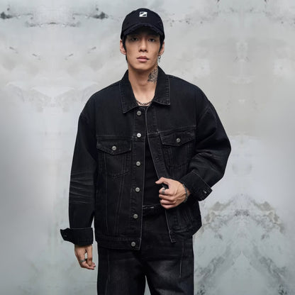 BoxFit Denim Trucker Jacket  #LM038