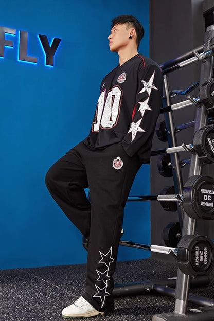 Starline Varsity Straight Sweatpants  #BF126