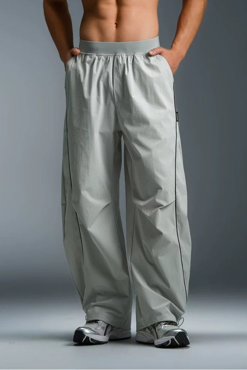Piping Cocoon Light Pants  #BD003