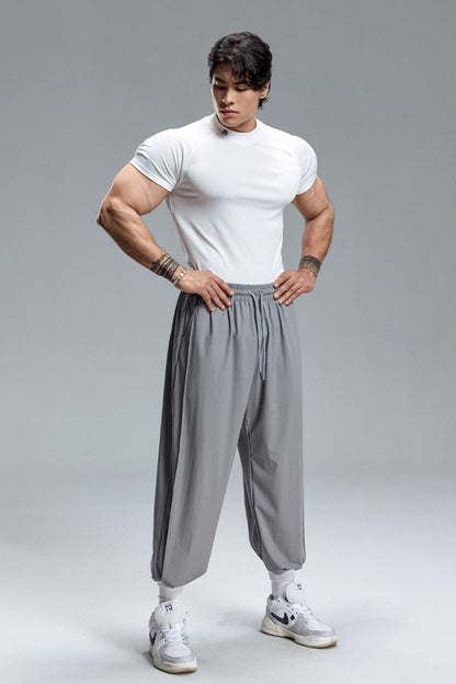 SlimFit High-Neck T-Shirt  #MD097