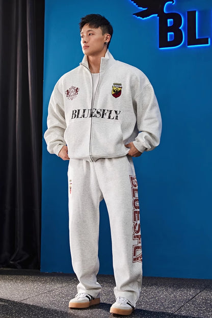 Shield Logo Heavy Warm Sweatpants  #BF127