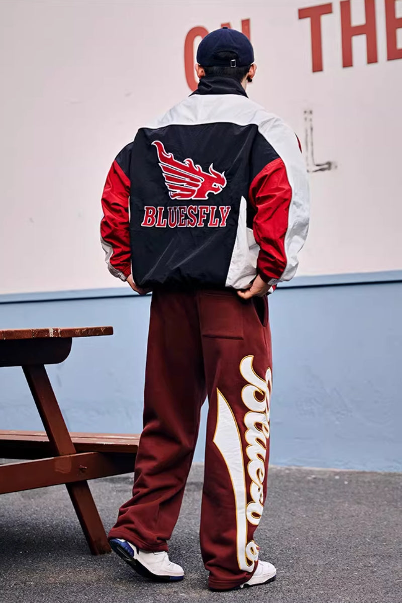 Vintage Racing Track Jacket  #BF137