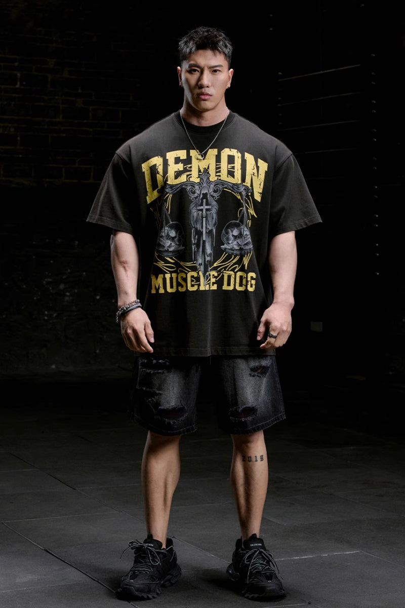 Heavy Texture Sports T-Shirt  #MD080