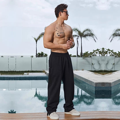 Straight Leg Loose Sweatpants #BF061