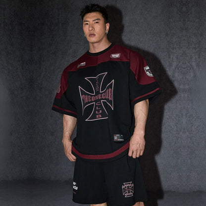 Multi Badge Block IceSkin T-Shirt  #TK035