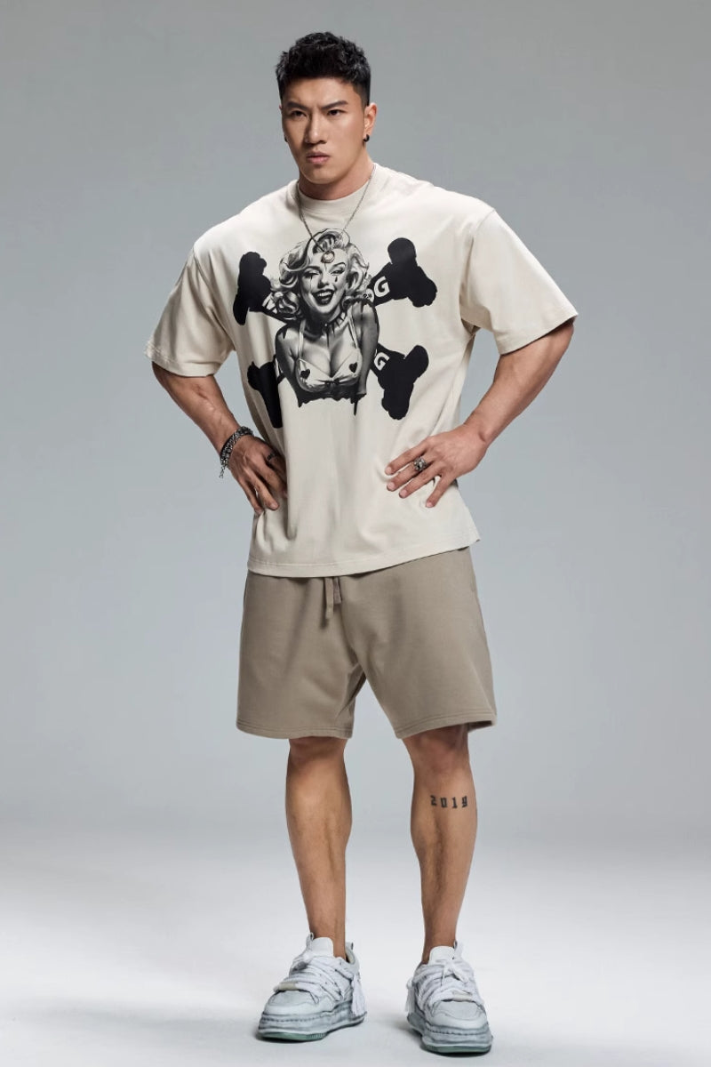 Sexy Print Training T-Shirt  #MD079