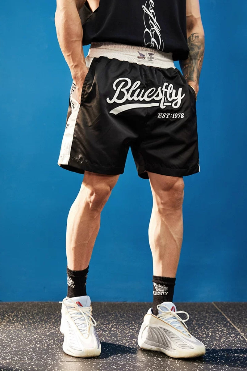 Silky Touch Wide Script Shorts  #BF155