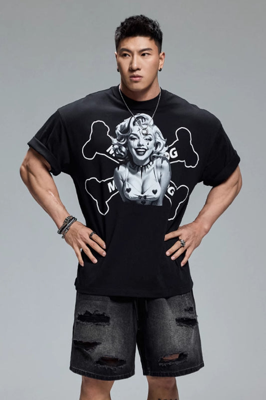 Sexy Print Training T-Shirt  #MD079