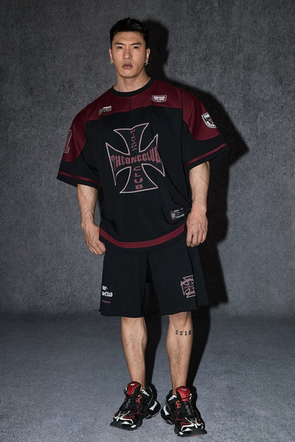 Multi Badge Block IceSkin T-Shirt  #TK035