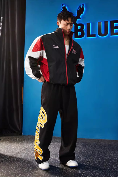 Vintage Racing Track Jacket  #BF137