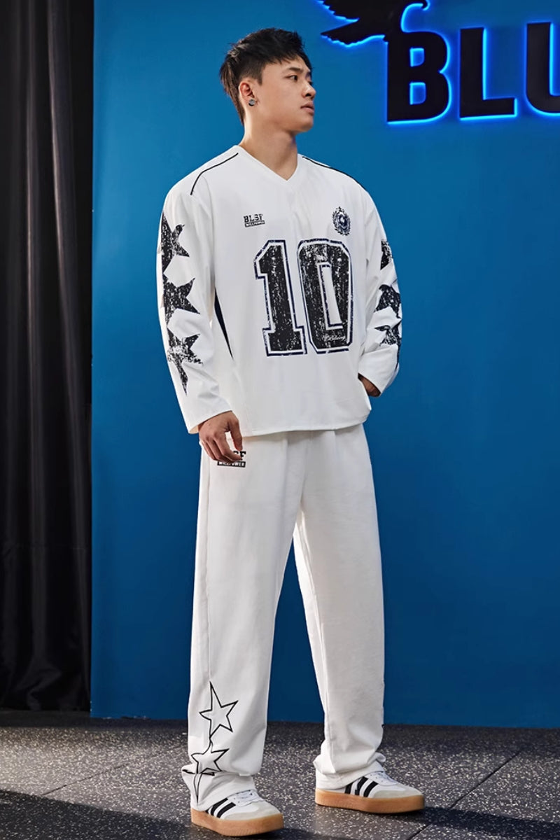 Starline Varsity Straight Sweatpants  #BF126