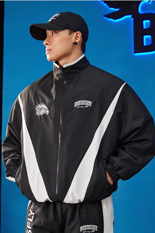 Dual Tone Track Jacket  #BF110
