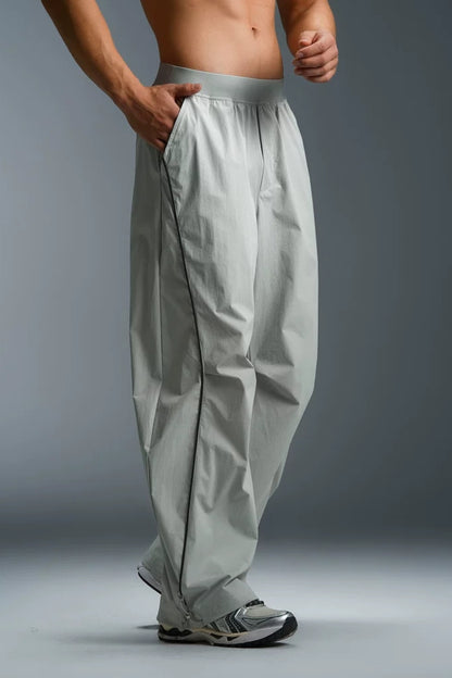 Piping Cocoon Light Pants  #BD003