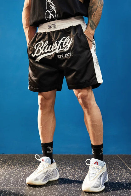 Silky Touch Wide Script Shorts  #BF155