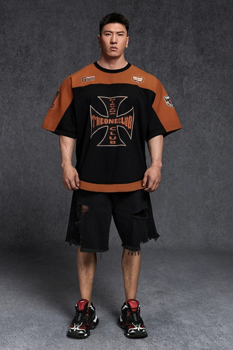 Multi Badge Block IceSkin T-Shirt  #TK035