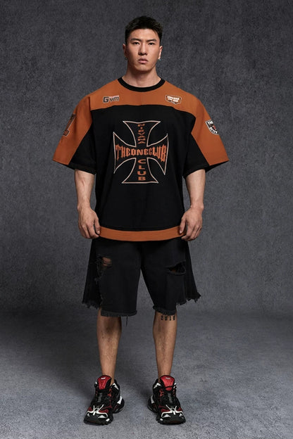 Multi Badge Block IceSkin T-Shirt  #TK035