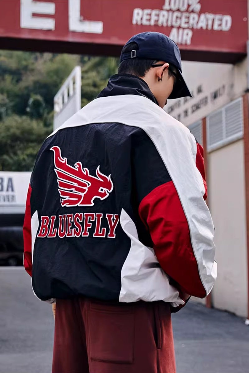 Vintage Racing Track Jacket  #BF137