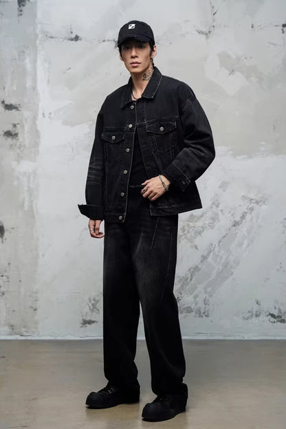 BoxFit Denim Trucker Jacket  #LM038