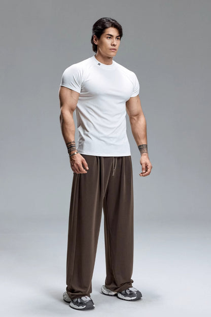 SlimFit High-Neck T-Shirt  #MD097