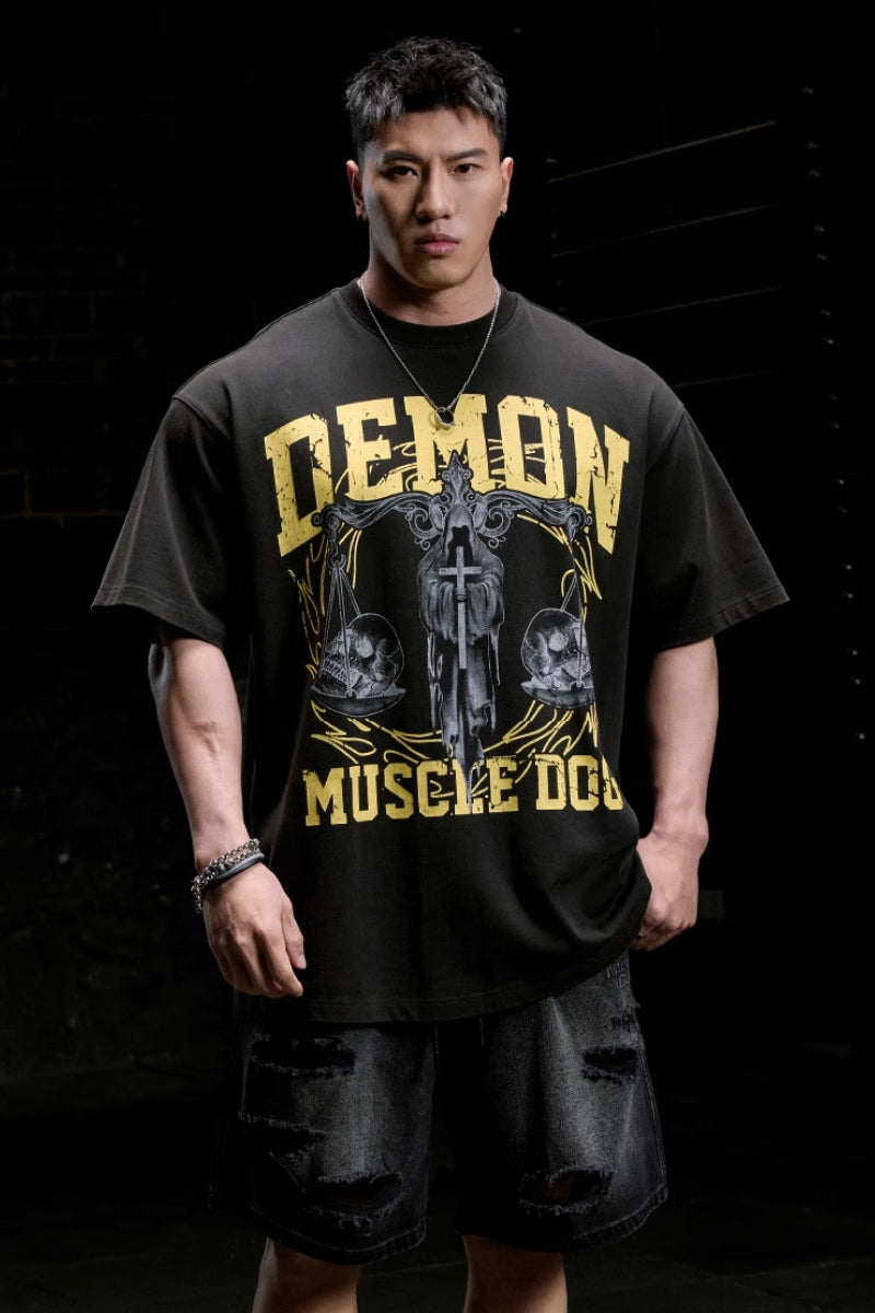Heavy Texture Sports T-Shirt  #MD080