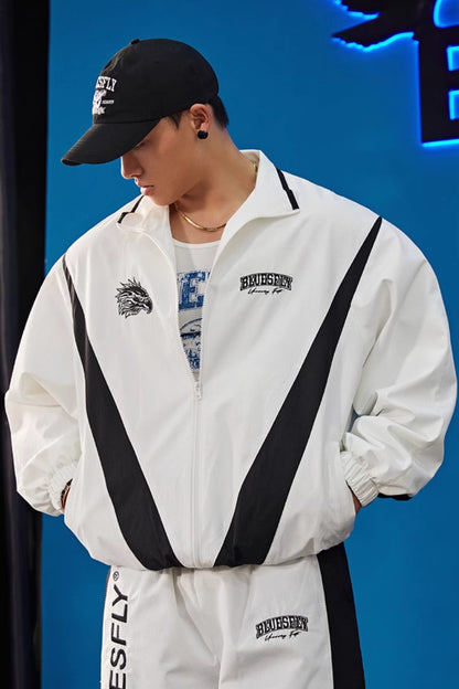 Dual Tone Track Jacket  #BF110