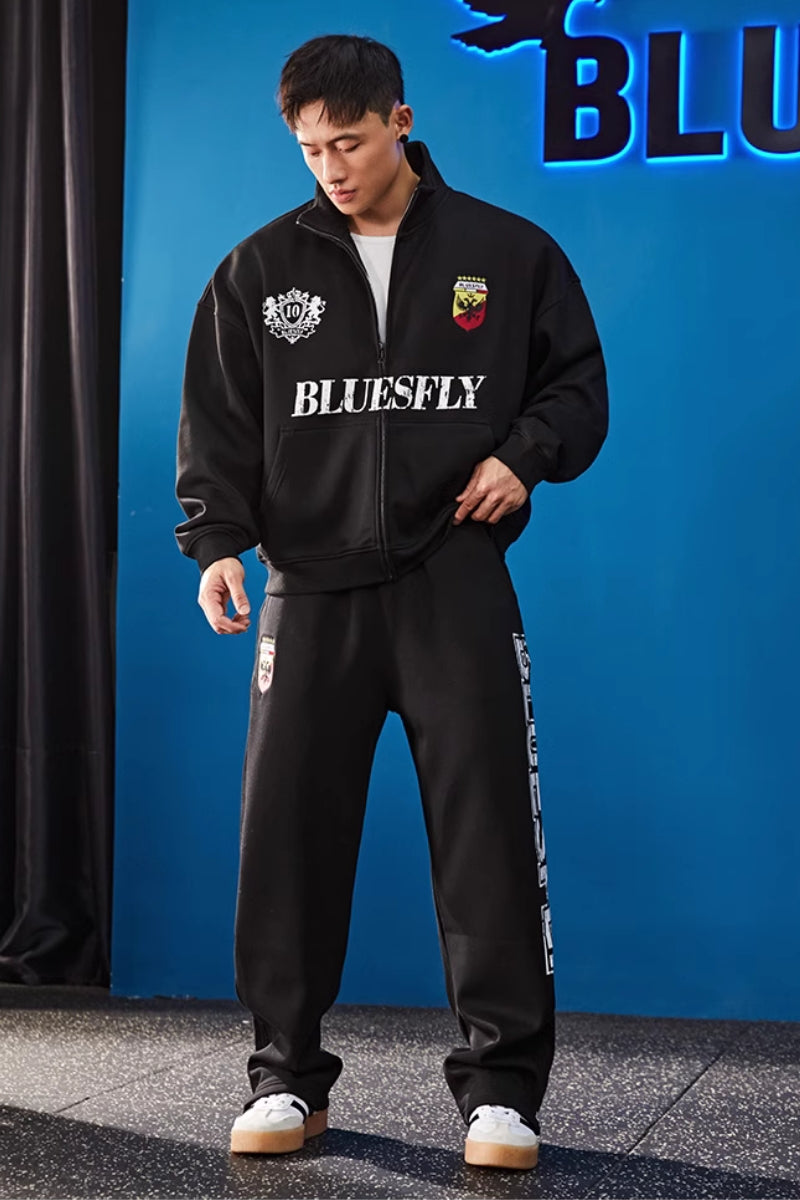 Shield Logo Heavy Warm Sweatpants  #BF127