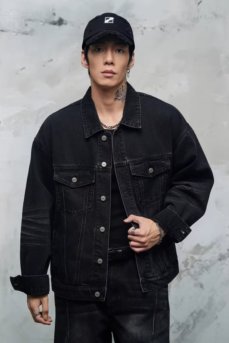 BoxFit Denim Trucker Jacket  #LM038