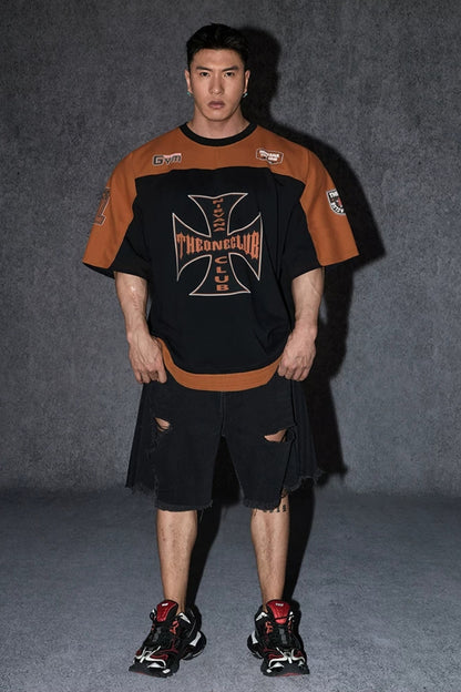 Multi Badge Block IceSkin T-Shirt  #TK035
