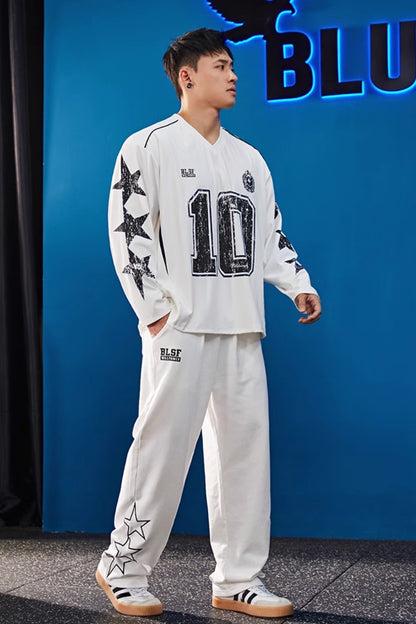 Starline Varsity Straight Sweatpants  #BF126