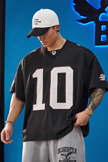 Core Number Print T-Shirt  #BF112