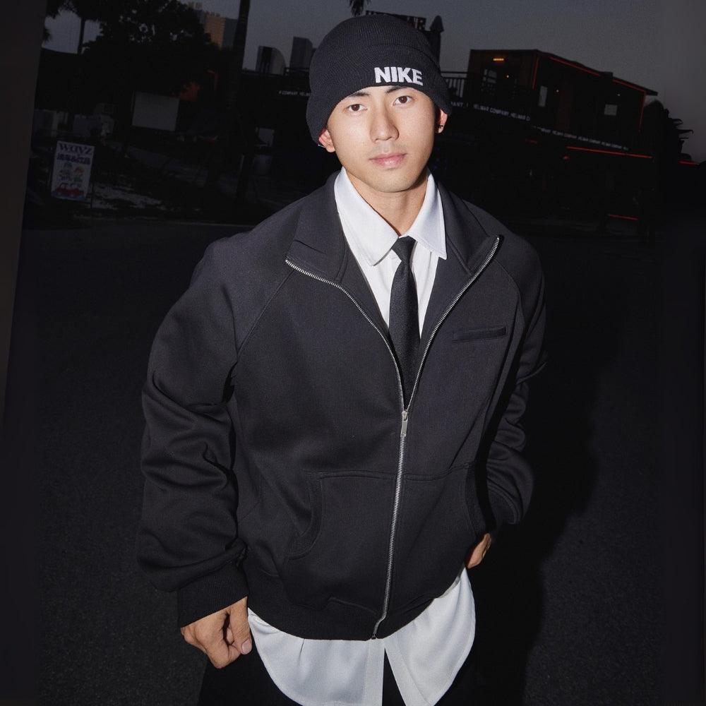 Solid Zip-Up Sweat Set  #PM016